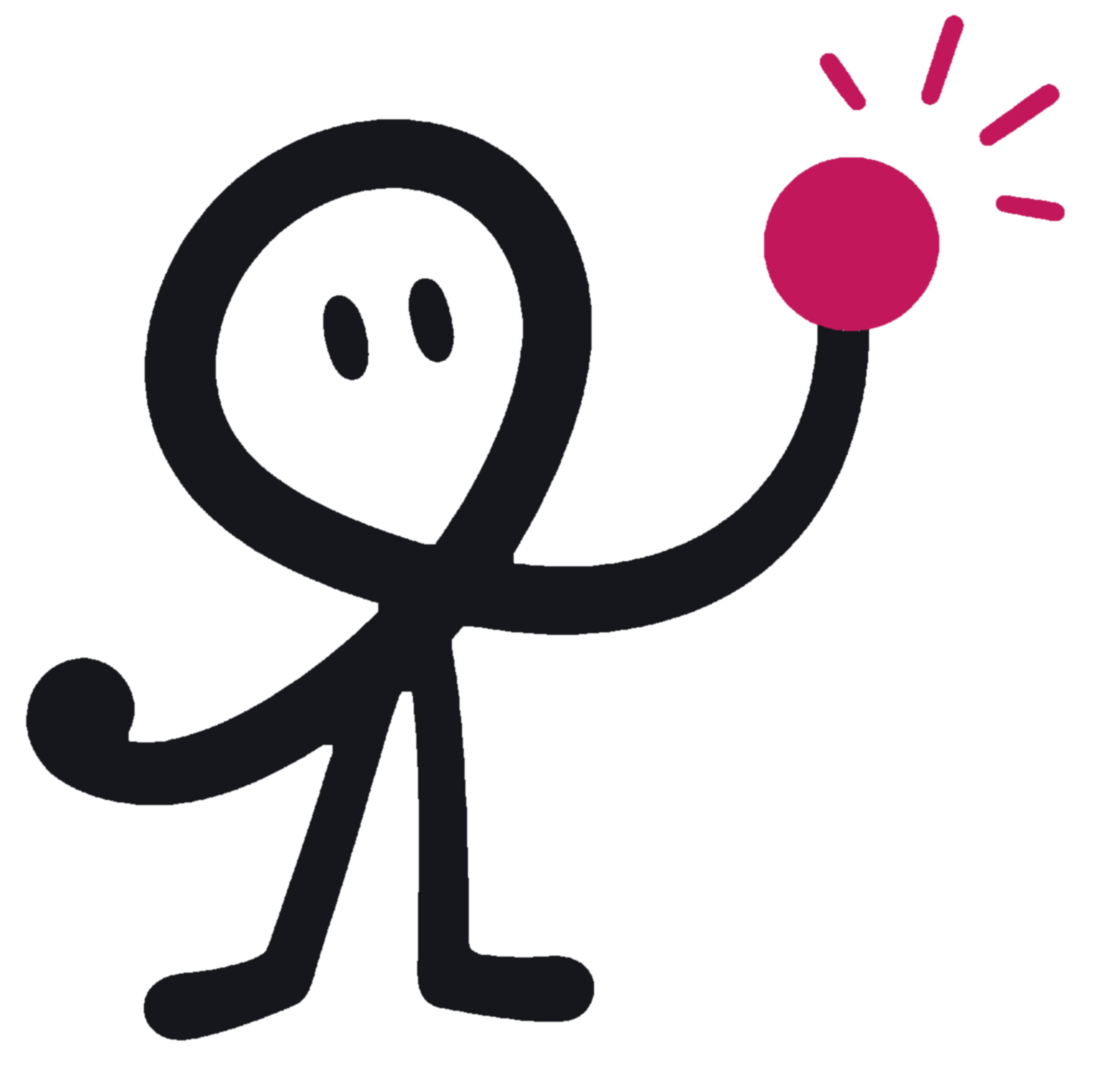 Knotty, the Clear Tangle mascot